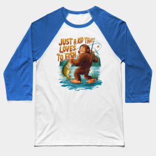 Bigfoots Catch of the Day Baseball T-Shirt